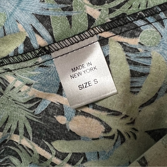 NWT PETERSYN 70s Off Shoulder Dark Tropical Renaissance Puffed Long Sleeve Top S - Picture 7 of 8